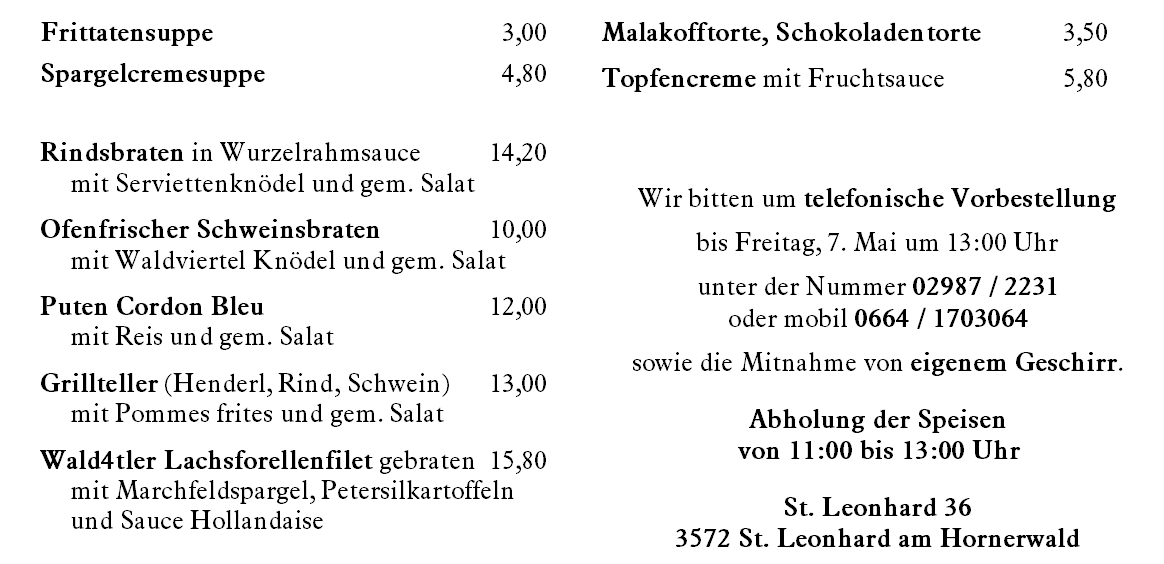 Menükarte